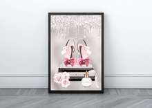 Load image into Gallery viewer, Glamorous Bedroom Glitter Print
