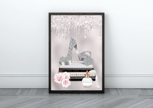 Load image into Gallery viewer, Glamorous Bedroom Glitter Print
