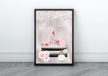 Load image into Gallery viewer, Glamorous Bedroom Glitter Print
