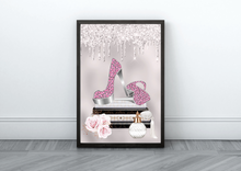 Load image into Gallery viewer, Glamorous Bedroom Glitter Print
