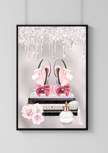 Load image into Gallery viewer, Glamorous Bedroom Glitter Print
